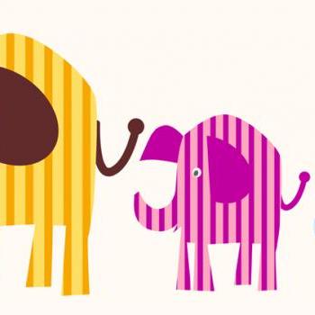 Cute Elephant Wall decals for Children
